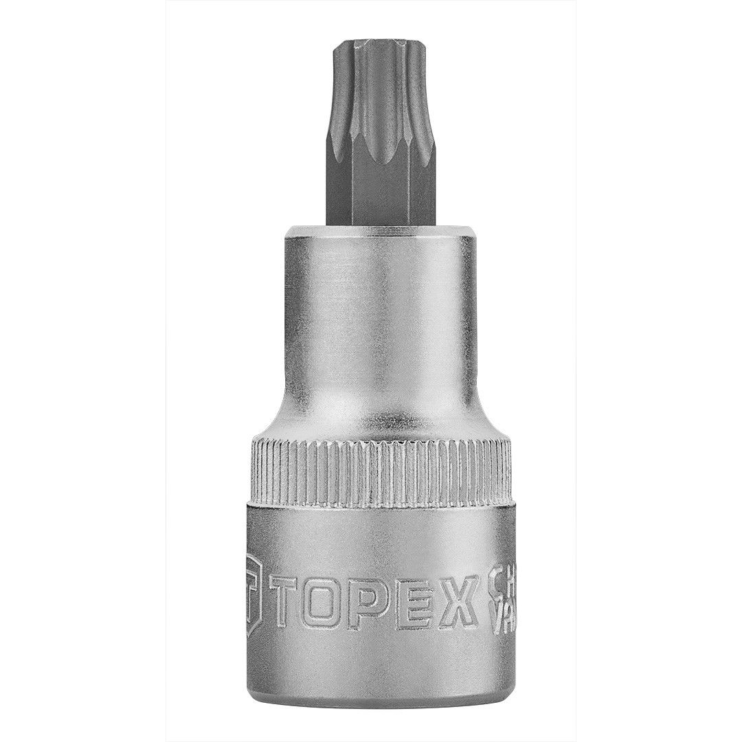 Topex 38D806 1/2"-os torx rátűzőkulcs, T45 termék fő termékképe