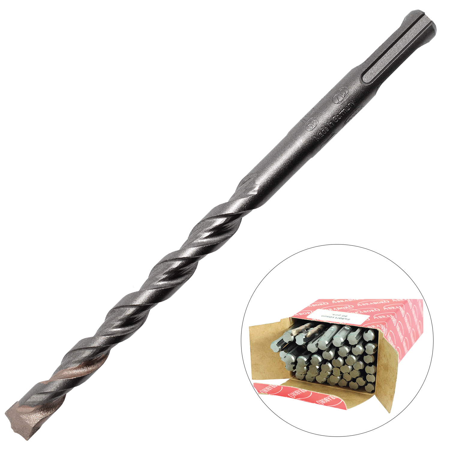 Abraboro 6 x 110 / 50 mm SDS-plus TWIXX betonfúró Big Box, 50 db/csomag termék fő termékképe