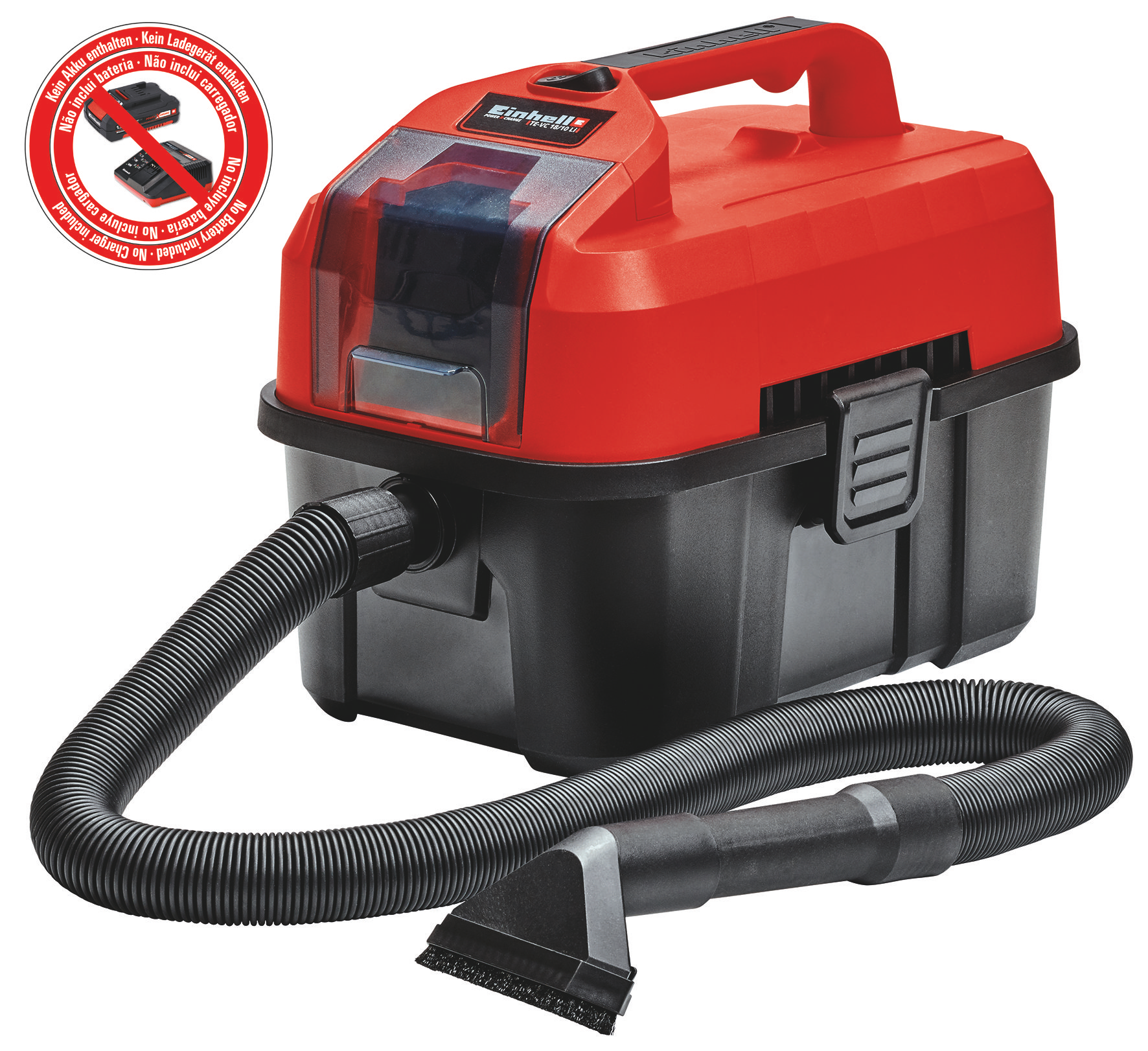 EINHELL TE-VC 18/10 Li-Solo akkus száraz-nedves porszívó (akku és töltő nélkül) termék fő termékképe