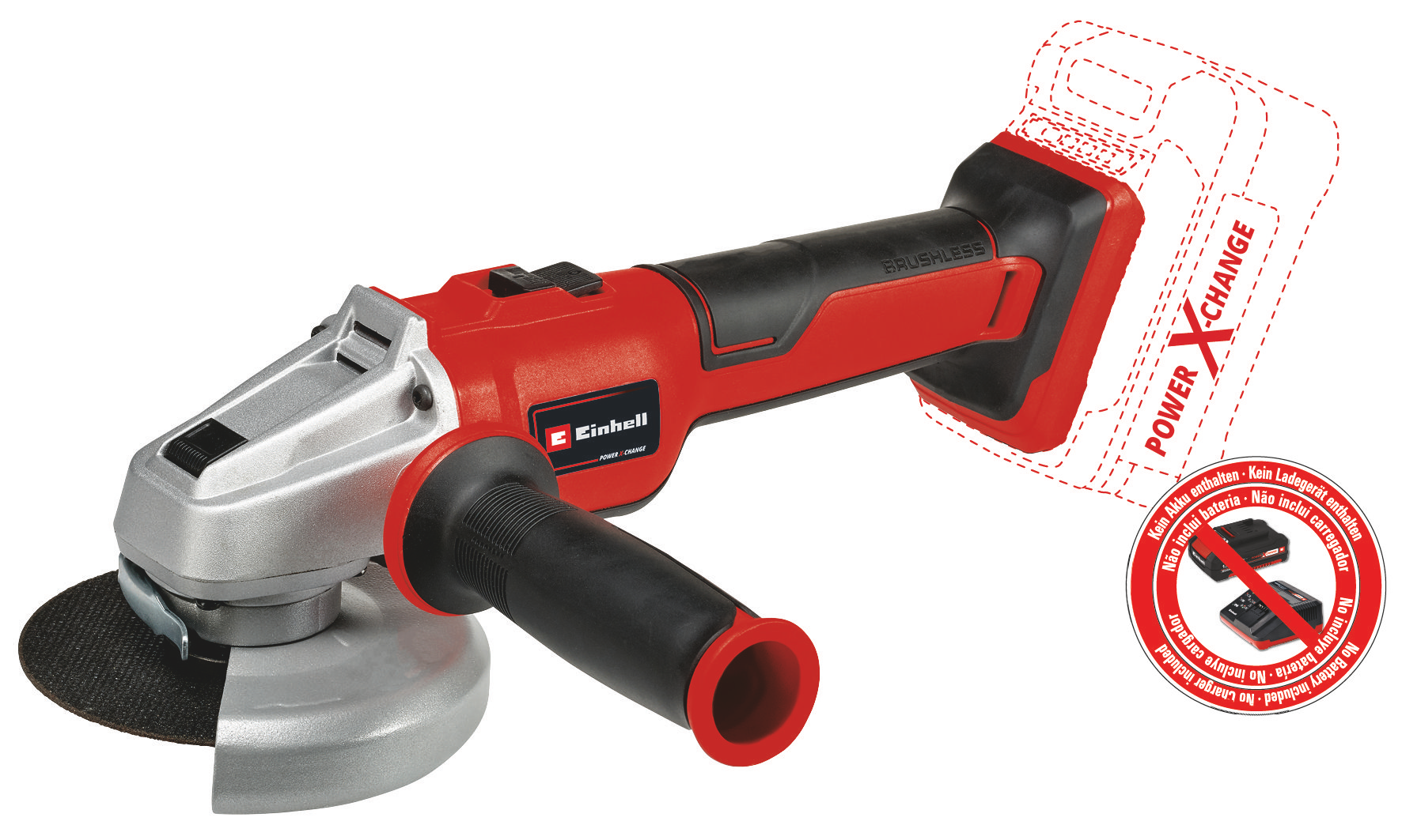 EINHELL AXXIO 18/115 Q akkus sarokcsiszoló (akku és töltő nélkül) termék fő termékképe