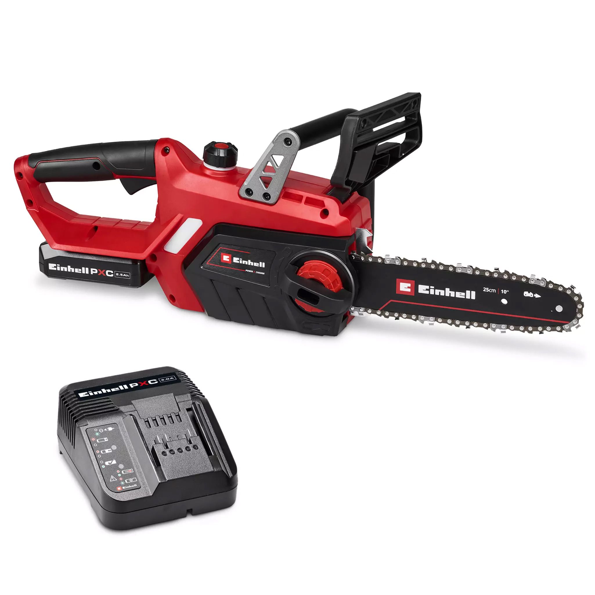 EINHELL GE-LC 18/25-1 Li Kit akkus láncfűrész (1 x 2.5 Ah Li-ion akkuval) termék fő termékképe