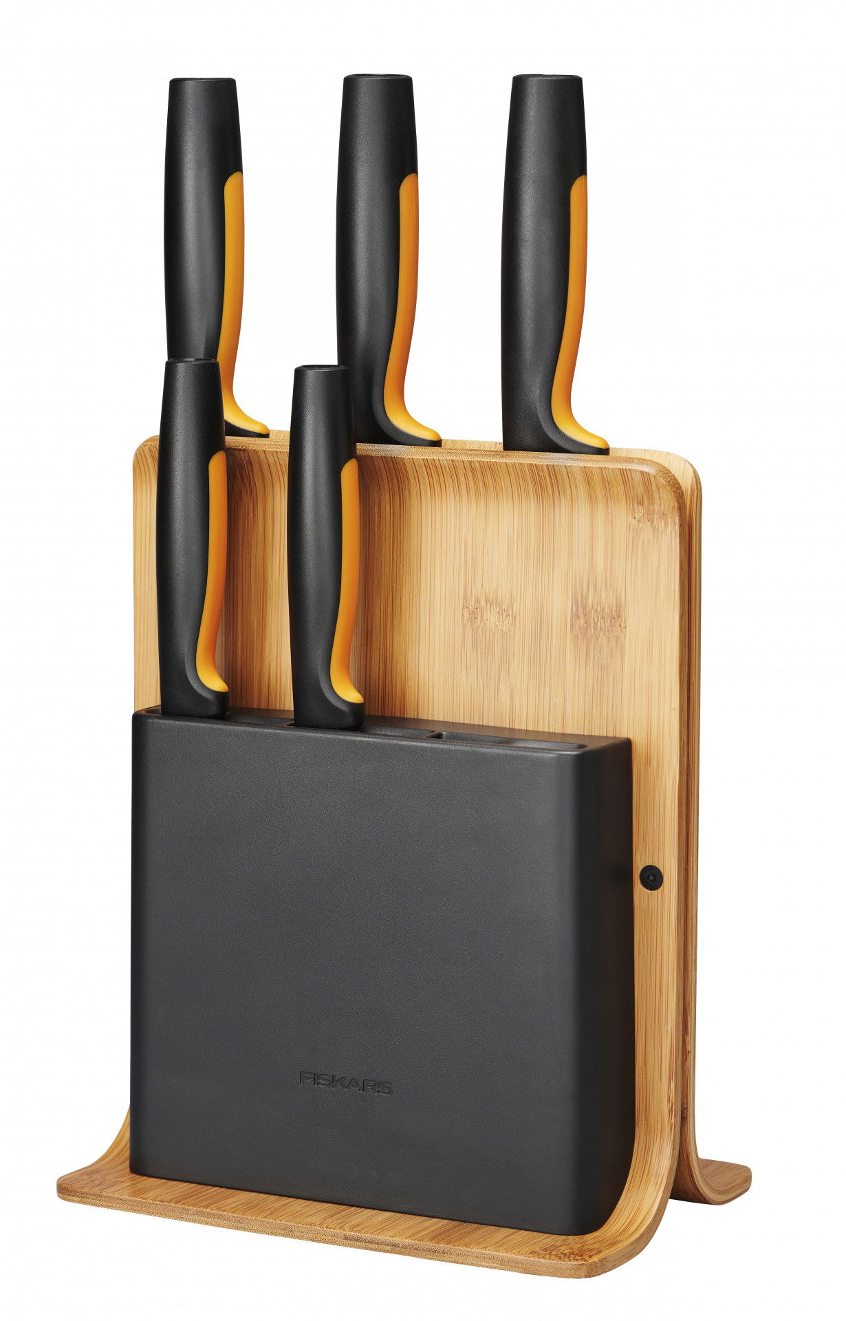 Fiskars Functional Form™ bambusz késblokk, 5 db késsel termék fő termékképe