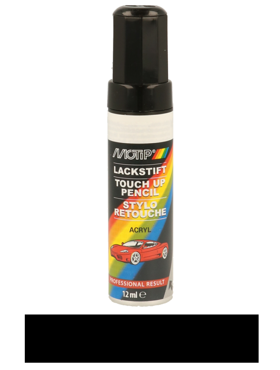 Motip Autó festék javító stift, matt fekete, 12 ml termék fő termékképe
