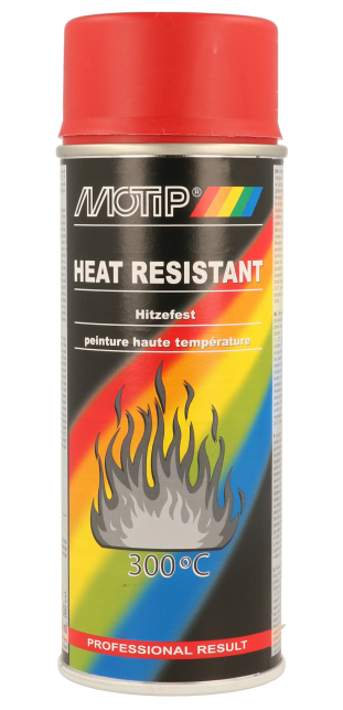 Motip 300 °C-ig hőálló festék spray, piros, 400 ml termék fő termékképe