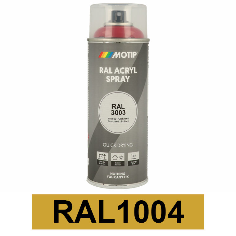 Motip Ipari festék spray, RAL1004, 400 ml termék fő termékképe