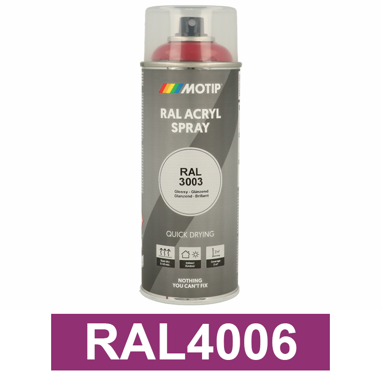 Motip Ipari festék spray, RAL4006, 400 ml termék fő termékképe