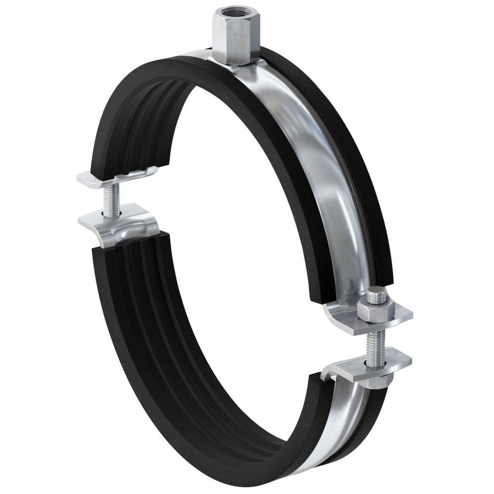 Fischer FRSM 300 M12/M16 masszív kétrészes gumibetétes bilincs, 10 db/csomag termék fő termékképe