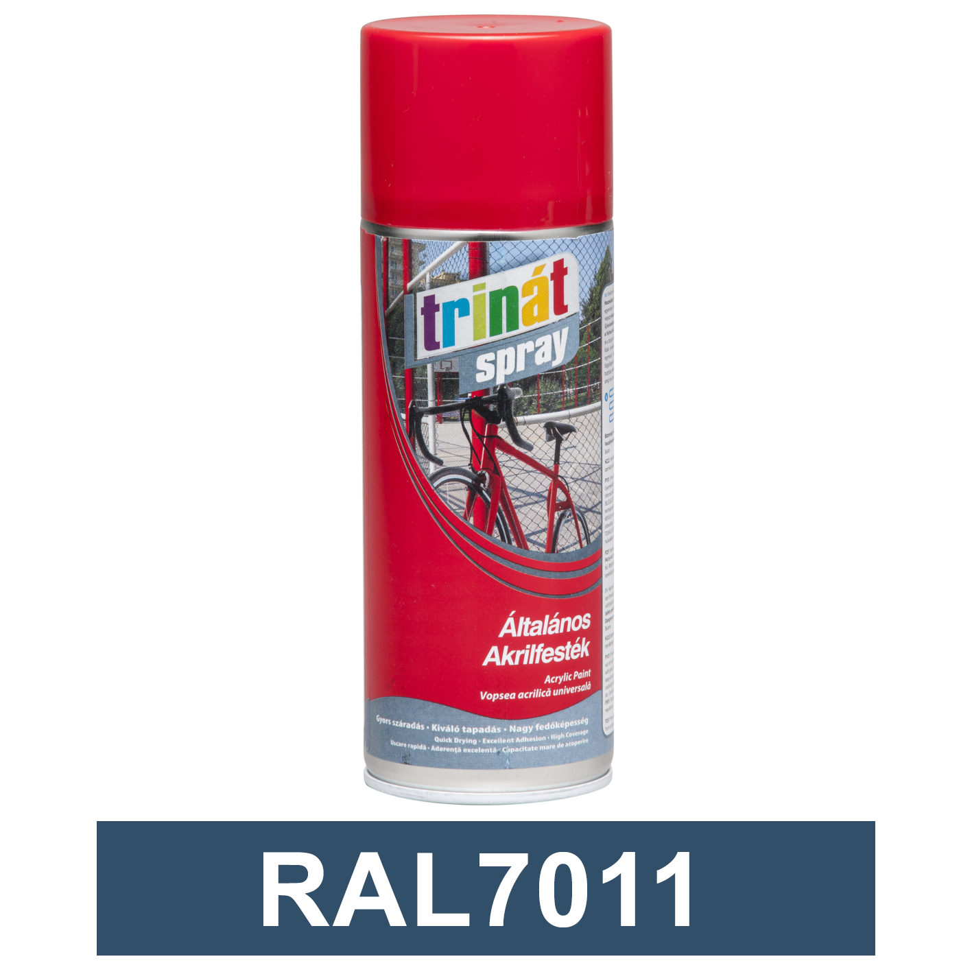 Trinát Általános akrilfesték spray, RAL7011, 400 ml termék fő termékképe